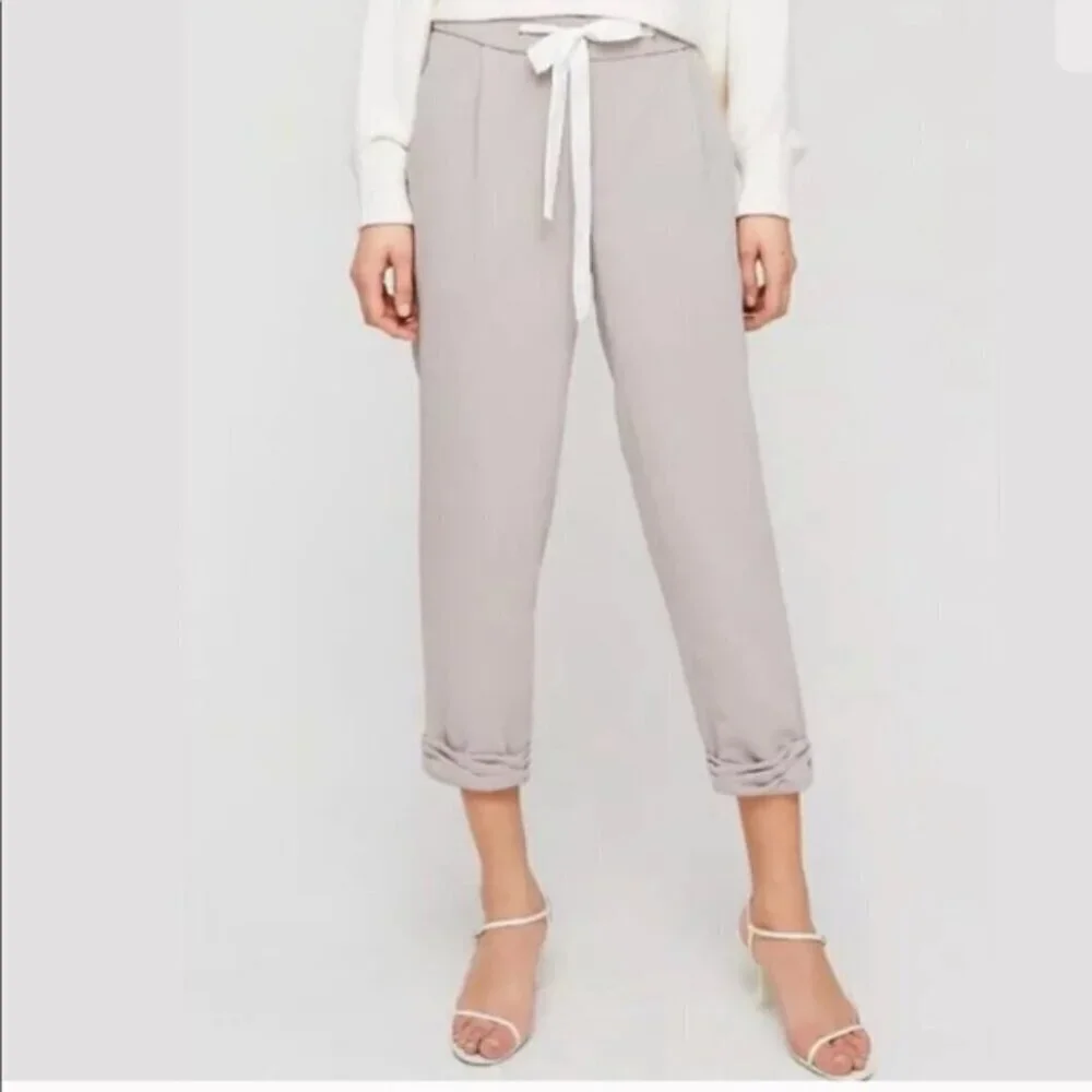 Aritzia Wilfred Marais Linen Lyocell Blend Pant White Size 4